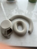 比博歐適用于SONY索尼WH-1000XM5頭戴式耳機(jī)保護(hù)套耳套替換套硅膠耳罩XM5耳機(jī)頭梁套橫梁保護(hù)套耳機(jī)配件 米白【三件套，硅膠保護(hù)套】 曬單實拍圖