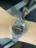 瑞士正品浪Longines手表男女士機(jī)械琴表時尚防水鎢鋼專用男女對表 本色黑面鋼帶女款-送表帶 曬單實(shí)拍圖