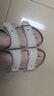 TOOMANYSHOES女鞋【2025新款】延長假期夏季勃肯鞋拖鞋女外穿厚底沙灘鞋一腳蹬 米白色 37 曬單實拍圖
