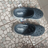 斯凱奇（Skechers）男鞋2025夏季新款沙灘鞋洞洞鞋拖鞋休閑清涼外穿透氣涼鞋男涉水鞋 灰色-GRY/偏大一碼 42 /偏大一碼 曬單實拍圖
