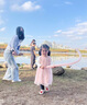G.DUCKKIDS小黃鴨童裝女童秋裝套裝兒童衣服女孩春秋季韓版洋氣小香風(fēng)背心裙 粉色 100 建議2~3歲【 90-100cm】cm 曬單實(shí)拍圖