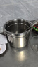 永興（YONGXING） 永興電燉鍋全自動電湯鍋不銹鋼304內(nèi)膽智能煲湯鍋白陶瓷燉盅小升數(shù)家用大容量 50AFW（適合10-12人）12L鋼膽/不含燉盅 曬單實(shí)拍圖