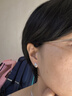 六桂福珠寶七夕鉑金耳飾 菱影星光 PT950白金耳釘耳環(huán)女 PT0200037 1.15g 曬單實拍圖