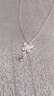 中銀億金正品pt950鉑金蝴蝶項(xiàng)鏈女吊墜鎖骨鏈生日情人節(jié)禮物送女友老婆 鉑金碎冰冰蝴蝶流蘇套鏈金重約5g 曬單實(shí)拍圖