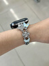 炫戴（XUANDAI）蝴蝶皇冠丨適用iwatch s9表帶金屬鑲鉆蘋果手表s10腕帶apple watch s8女款手鏈高級感s7/s6配件 銀藍-鑲鉆皇冠蝴蝶 44/45/46/49表盤4~10代/ 曬單實拍圖