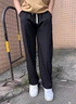 班尼路（Baleno）休閑褲男夏季長褲男士簡約潮流直筒褲薄款冰絲夏天透氣速干褲子男 曬單實(shí)拍圖