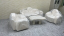兆閑奶油風(fēng)羊羔絨雙人沙發(fā)設計師家用小戶(hù)型沙發(fā)客廳異形網(wǎng)紅臥室沙發(fā) 云朵茶幾+單雙三人沙發(fā)組合默認米白 曬單實(shí)拍圖