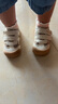 泰蘭尼斯學(xué)步鞋初秋男女寶寶包頭防踢運(yùn)動(dòng)鞋防滑機(jī)能鞋杏色/白24碼 曬單實(shí)拍圖