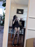 莫代爾高腰無縫360度超薄絲襪無痕全透明天鵝絨任意剪超自然隱形連褲襪  咖啡色  [2條裝] 加寬無痕襠[80-145斤] 曬單實拍圖
