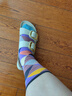BIRKENSTOCK勃肯德國(guó)進(jìn)口大扣女款牛皮革漆皮亮面Milano系踝涼鞋 米色窄版1025395 38 曬單實(shí)拍圖