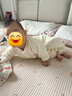 班杰威爾嬰兒衣服春秋季夾棉連體衣寶寶保暖哈衣爬服 保暖粉色2件裝 73碼 曬單實(shí)拍圖