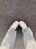 百麗踏原創(chuàng  )淺灰色美式高街滑板鞋女ins百搭小眾面包鞋舒適耐磨休閑鞋子 灰色（順豐包郵）（順豐包郵）（順豐包郵） 42 曬單實(shí)拍圖