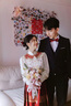 羅蒙伴郎服套裝兄弟裝團男西裝馬甲襯冬季新郎結(jié)婚禮服西服套裝外套 黑色(馬甲+襯衫+西褲)+紅色領(lǐng)結(jié) 2XL 曬單實拍圖