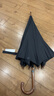 天堂 雙人晴雨傘長(cháng)柄 加固加大半自動(dòng)直柄傘木柄雙人傘 耀黑 曬單實(shí)拍圖