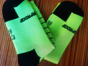 瑞爾士（WRELS）戶(hù)外防水襪登山涉水沙灘襪子耐磨越野運動(dòng)襪男女旅行防滑雪保暖襪 熒光綠 L（43-46碼） 曬單實(shí)拍圖
