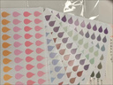海之歐彩色雨點貼索引貼可書寫可粘貼學生用閱讀書簽書本標記貼紙索引標簽貼紙自粘無痕雨滴閱讀索引貼 【混裝】十款各1張/共600貼+送記號筆 曬單實拍圖