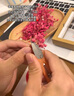 喜博兔我愛(ài)你愛(ài)心相框手工DIY永生花情人節禮物520送男友女朋友表白創(chuàng  )意 原木色中空相框+永生花材料包 曬單實(shí)拍圖