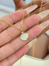 中國黃金CHINA GOLD一貝子黃金項鏈女足金鉆石吊墜七夕情人節(jié)禮物送女友老婆生日實用 京速達-足金倍愛鉆石吊墜+s925鏈 曬單實拍圖