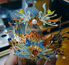 藝模藝模鳳冠 3D立體拼圖金屬拼裝模型手工diy送禮物家居裝飾擺件青鸞 曬單實拍圖
