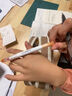 三菱（uni）雙頭熒光記號筆 學(xué)生作業(yè)手賬繪畫(huà)標記筆彩色筆 細0.4mm粗4mm PUS-103T 1支/袋 煙藍色 曬單實(shí)拍圖