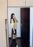 桂岐 多巴胺棉質(zhì)露肩純欲短袖T恤女2025新款夏慵懶風(fēng)寬松一字肩上衣 奶黃色 S （建議80-100斤） 曬單實(shí)拍圖