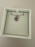 施華洛世奇  Birthstone 項(xiàng)鏈生辰石畢業(yè)禮物女 二月 紫色 5651708 曬單實(shí)拍圖