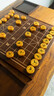 廿青人廿青人金絲楠木中國象棋實(shí)木大號帶棋盤(pán)高檔棋盒送長(cháng)輩父親節禮物 6.0規格楠竹棋盤(pán)+金絲黃心楠棋子 曬單實(shí)拍圖