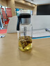 流彗鋼化杯防摔打不碎大容量加厚玻璃杯噸噸桶水壺防摔墩墩茶水分離泡 1000ML（送杯套+杯刷） 噸噸杯【茶水分離】 曬單實拍圖