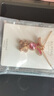 XUPING旭平首飾S時(shí)尚可愛小兔子項(xiàng)鏈女生送禮飾品 4號(hào)色-玫粉色 約40+5cm 曬單實(shí)拍圖