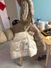 巴拉巴拉童裝嬰兒羽絨服男童女童寶寶外套冬季兒童上衣萌 奶白10501 110 曬單實(shí)拍圖