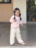 巴拉巴拉【商場(chǎng)同款】童裝兒童毛衫女寶寶針織衫秋冬2025新款毛衣粉紅60035110 曬單實(shí)拍圖