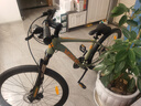 沃雷頓紅日500山地自行車(chē)油壓碟剎24速鋁合金車(chē)架騎行運動(dòng)男女成人單車(chē) 綠橙色26*15.5寸（建議身高150-170） 曬單實(shí)拍圖