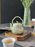 逸品春秋手繪繡球花開(kāi)福祿茶壺家用高檔提梁壺單壺陶瓷功夫茶具過(guò)濾泡茶器 手繪·繡球花開(kāi)·福祿壺 曬單實(shí)拍圖