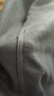 羅蒙（ROMON）秋冬棉質(zhì)運(yùn)動(dòng)男褲男直筒長褲寬松休閑褲男士闊腿休閑衛(wèi)褲加絨條紋 藏青色白條直筒【春秋款】 2XL 曬單實(shí)拍圖