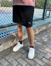 安踏速干運動(dòng)短褲男夏季吸濕透氣健身訓練跑步戶(hù)外休閑梭織五分褲 曬單實(shí)拍圖