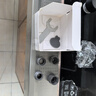 波洛克（Pollock）水龍頭起泡器延伸器2檔防濺頭廚房面盆轉(zhuǎn)換頭360°萬向旋轉(zhuǎn)接頭 【兩檔出水】360°萬向旋轉(zhuǎn)接頭 曬單實(shí)拍圖