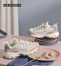 斯凱奇（Skechers）奶茶熊女鞋秋季厚底老爹鞋軟底百搭熊貓鞋休閑運動鞋149238 曬單實拍圖