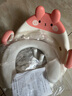 世紀寶貝（babyhood）兒童馬桶圈男女寶寶坐便器馬桶輔助便圈PVC軟坐墊 小兔子 甜橙粉 曬單實(shí)拍圖