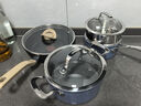 特福（Tefal）陶瓷覆面0氟涂層廚房鍋具套裝 廚具全套鍋家用組合套裝 炒菜炊具 奶鍋+湯鍋 2件套 曬單實(shí)拍圖
