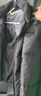 鴨鴨【高充絨203g】羽絨服男短款加厚冬季新款極寒保暖面包服撞色外套 灰色 XL (180) 曬單實(shí)拍圖