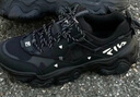 斐樂(lè)（FILA）貓爪5代官方女復(fù)古運(yùn)動(dòng)鞋楊冪同款新款休閑鞋老爹鞋 黑-BK 37.5 曬單實(shí)拍圖