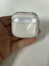 品勝適用AirPods4保護套 AirPods四代保護殼通用降噪版2024款蘋(píng)果耳機保護套防摔軟殼 透黑色 含掛繩 曬單實(shí)拍圖