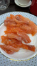 【新疆三文魚】刺身中段 海鮮整條海鮮壽司生魚片 日式料理即食 整塊現切發(fā)貨 400g 去皮去邊角料 曬單實拍圖