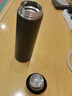 蘇泊爾保溫杯316L不銹鋼男士顯溫水杯大容量茶水分離杯商務(wù)便攜式泡茶杯 500ml曜石黑商務(wù)保溫杯 曬單實(shí)拍圖
