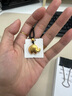 六福珠寶福滿傳家系列足金吉象黃金吊墜掛墜頸繩送禮 計(jì)價(jià) F21TBGP0001 8.13克(含工費(fèi)667元) 曬單實(shí)拍圖