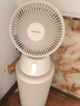 摩舒卡MUSUTAKU空氣循環(huán)扇360°送風(fēng)家用桌面電風(fēng)扇小型臺式3D搖頭靜音臺扇 象牙白【360°送風(fēng)+直流變頻】 曬單實(shí)拍圖