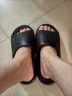 人本拖鞋男情侶厚底居家浴室洗澡運動(dòng)戶(hù)外涼拖鞋女20007 黑黑 40-41 曬單實(shí)拍圖