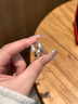 Djin足銀999小王子與玫瑰花情侶戒指一對活口對戒學(xué)生生日禮物送女友 小王子與玫瑰花情侶戒指一對 曬單實拍圖