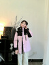 波司登（BOSIDENG）2025新款三合一羽絨服男女兒童一手長(cháng)5A抗菌絨保暖外套T250131340 櫻粉色1870 130 /64 約 115-130cm 26kg 曬單實(shí)拍圖