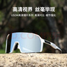 USOM兒童運動(dòng)太陽(yáng)鏡 騎行護目鏡戶(hù)外運動(dòng)眼鏡防紫外線(xiàn)日夜兩用:白水銀 曬單實(shí)拍圖